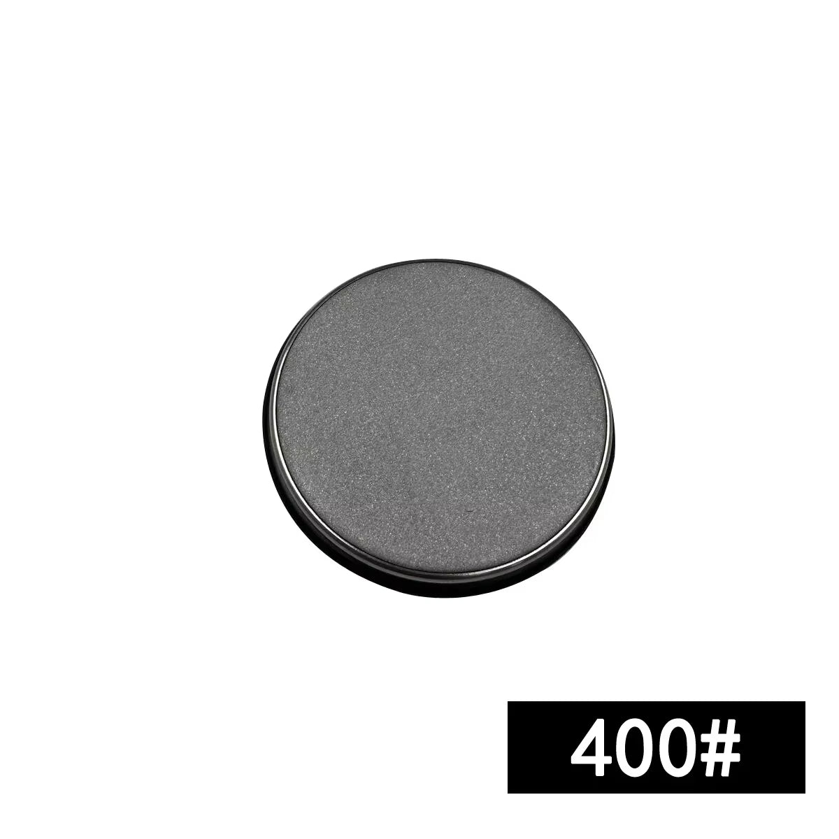 Close-up of the 400 grit diamond sharpening disc designed for use with the rolling magnetic knife sharpener, ideal for coarse blade honing