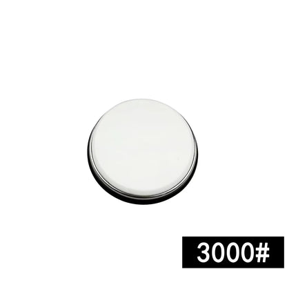 Close-up of the 3000 grit diamond sharpening disc designed for use with the rolling magnetic knife sharpener, ideal for coarse blade honing
