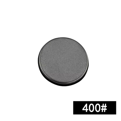 Close-up of the 400 grit diamond sharpening disc designed for use with the rolling magnetic knife sharpener, ideal for coarse blade honing